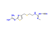 MC011942 Guanidine, N-[2-[[[2-[(aminoiminomethyl)amino]- 4-thiaz