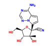 MC011971 GS-441285 1′-cyano-2′-C-methyl-4-aza-7,9-dideazaadenosi